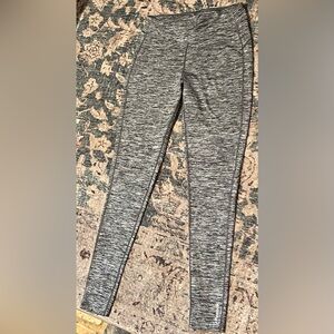 Reebok Gray Heathered Leggings size M